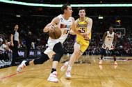 The Heat could offer Duncan Robinson for Irving (Image via Getty Images)